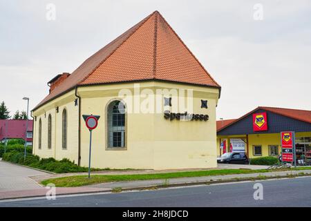 Former church Milow, Havelland, Brandenburg, Germany Stock Photo
