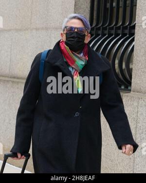 Ghislaine Maxwell's attorney Bobbi Sternheim arrives at federal court