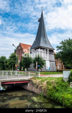 Church St. Matthias in Jork, Lower Saxony, Germany Stock Photo