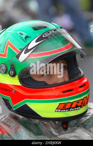 2007 George Russell's early karting career. Stock Photo