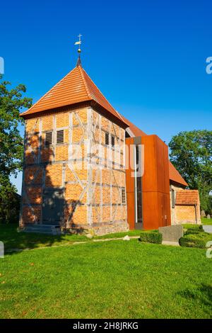 Church Barkow, Barkhagen, Mecklenburg-Western Pomerania, Germany Stock Photo