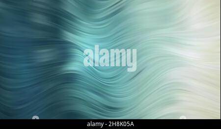 Abstract Waves. Shiny blue moving lines design background for greeting card and disqount voucher. Stock Vector