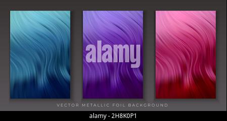 Abstract Waves. Shiny moving lines design background for greeting card and disqount voucher. Stock Vector