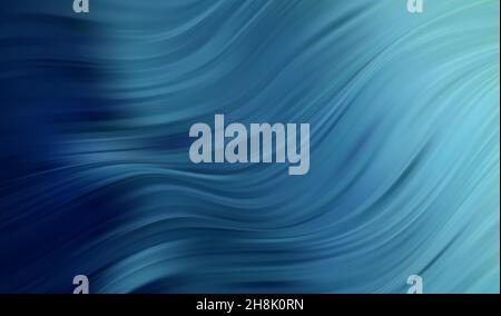 Abstract Waves. Shiny blue moving lines design background for greeting card and disqount voucher. Stock Vector