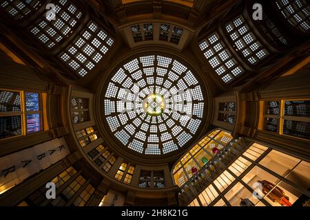 LEIPZIG, GERMANY - Fall, 2021 old shopping arcade Stock Photo