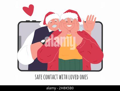 Call parents vector illustration. Cartoon student holding phone in hand ...