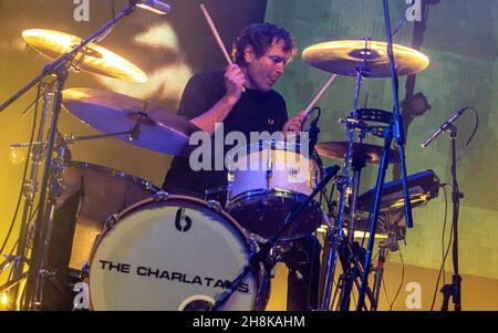 Bournemouth, UK.30 November 2021. The Charlatans at the O2 Academy, Bournemouth, UK.30 November 2021.Credit: Charlie Raven/Alamy Live News Stock Photo