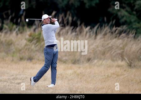 Adam Scott of Australia hits his approach shot during round 3 of The Presidents Cup Credit: Speed Media/Alamy Live News Stock Photo