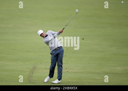 Adam Scott of Australia  hits his approach shot during round 3 of The Presidents Cup Credit: Speed Media/Alamy Live News Stock Photo