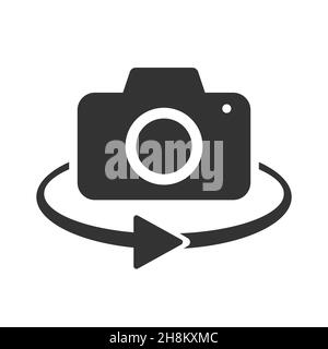 Camera switch icon, Professional, pixel perfect icons optimized for both large and small resolutions. Stock Vector