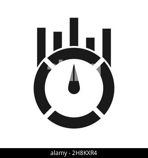 Benchmarking icon. Simple element illustration. Benchmarking concept symbol design. Can be used for web and mobile. Stock Vector