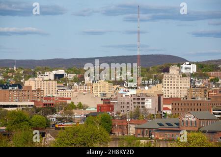 Skyline of Scranton, Pennsylvania Stock Photo