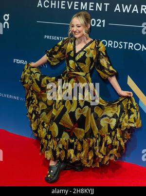 New York, US, November 30, 2021, Kelli Erdmann attends 2021 Footwear News  Acheivement Awards at Casa Cipriani South Seaport in New York on November  30, 2021. (Photo by Lev Radin/Sipa USA Stock Photo - Alamy