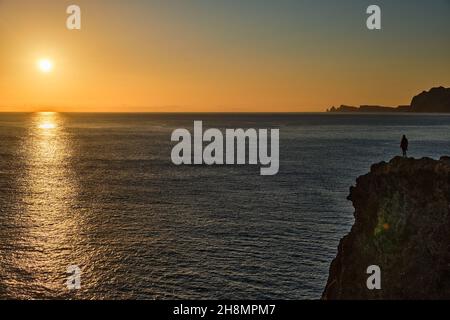 Crane viewpoint, Madeira Island, Portugal Stock Photo