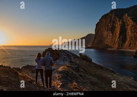 Crane viewpoint, Madeira Island, Portugal Stock Photo