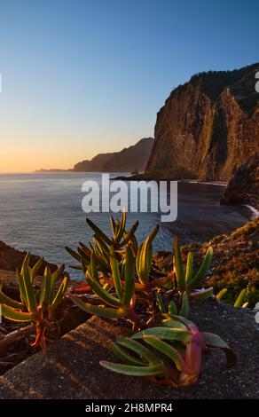 Crane viewpoint, Madeira Island, Portugal Stock Photo