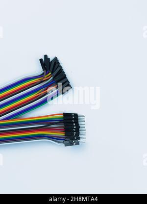 Top view of electronic components such as PCB Stock Photo - Alamy