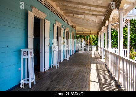 Gran Kaz Plantation House, Domaine de Val des Pres, Mahe, Seychelles, Mahe, Seychelles Stock Photo