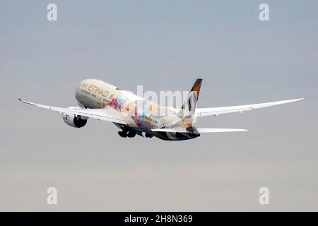Passenger Aircraft Etihad Airways Boeing 787-9 Dreamliner, A6-BLO
