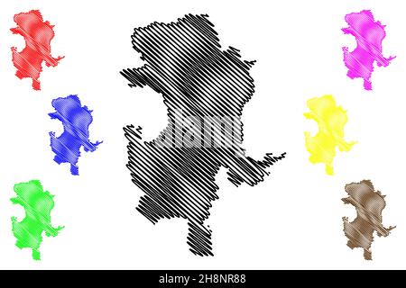 Guna district (Madhya Pradesh State, Gwalior division, Republic of