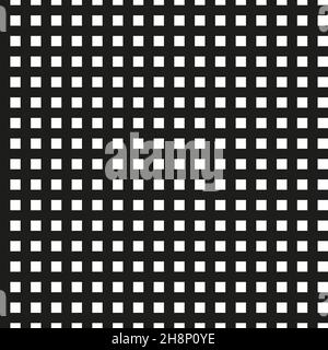 Grid of intersecting lines. Abstract seamless patterns with squares Stock Vector