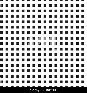 Grid of intersecting lines. Abstract seamless patterns with squares Stock Vector