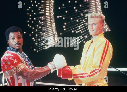 Carl Weathers, Dolph Lundgren, 'Rocky IV' (1985). Photo credit: United Artists / The Hollywood Archive