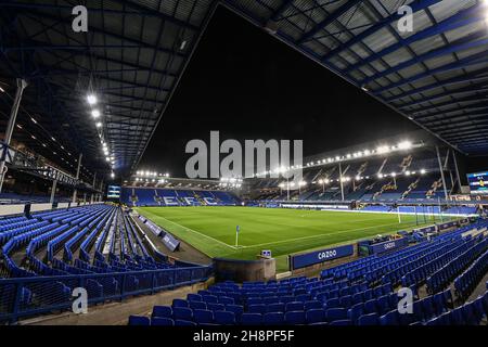 A general view of Goodison Park ahead of this evening’s Merseyside derby Stock Photo