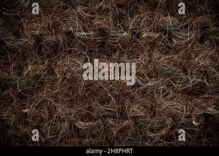 Material, natural wool fabric. Felt. Sheep wool background closeup Stock Photo