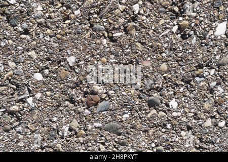 Asphalt texture full screen as background. View from above Stock Photo