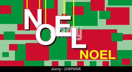Abstract Noel design - Vector Illustration Stock Vector