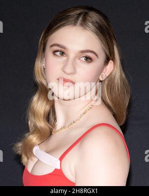 Emma Nelson at the The Unforgivable Los Angeles Premiere on November 30