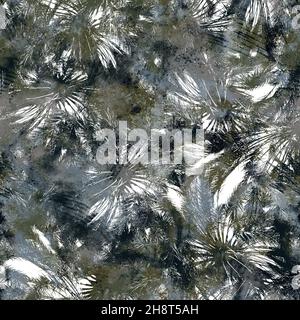 Seamless neutral and white grungy classic abstract surface pattern design for print. Stock Photo