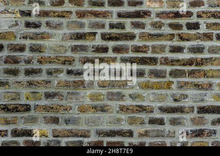 Brick wall of old cracked brick, perfect for background Stock Photo