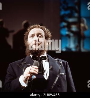 Ivan Rebroff Show, Musiksendung, Deutschland 1972, Gesang: Ivan Rebroff Stock Photo