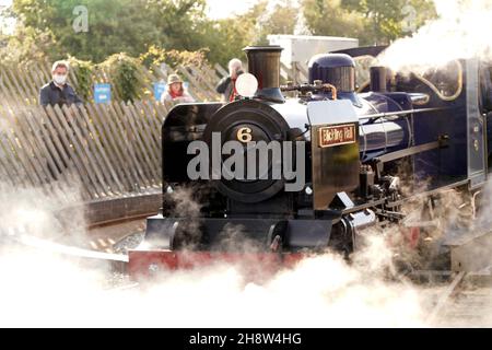 Bure valley railway, steam in a pandemic year. Stock Photo