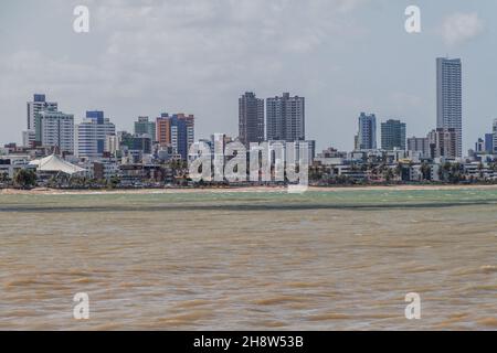 Skyline of Joao Pessoa, Brazil Stock Photo