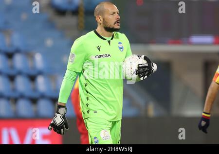 Alberto Pomini (Spal) during the Italian Football Championship League BKT 2021/2022 Spal Vs. U.s. Lecce at the Paolo Mazza stadium, Ferrara, Italy, November 30, 2021 - Photo: stringer Stock Photo