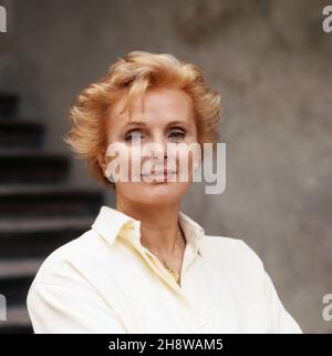Ruth Maria Kubitschek, deutsch schweizerische Schauspielerin, Deutschland 1987. German Swiss actress Ruth Maria Kubitschek, Germany 1987. Stock Photo