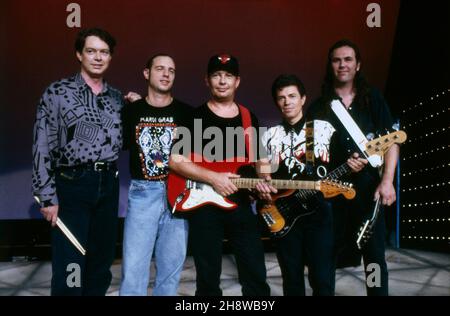 Spider Murphy Gang, Münchner Rock 'n' Roll Band, 1992. Spider Murphy Gang, Munich Rock 'n' Roll band, 1992. Stock Photo