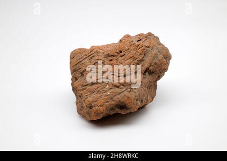 Wattle and daub from the Romano-british period  The Roman occupation lasted from AD 43 to AD 410. Stock Photo