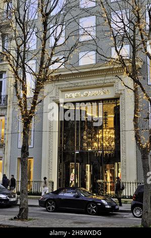 Dolce & Gabbana at Paris 54 Avenue Montaigne, Paris