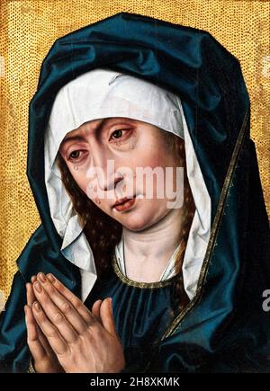 Mater Dolorosa by Aelbrecht Bouts, oil on oak, 1490s Stock Photo