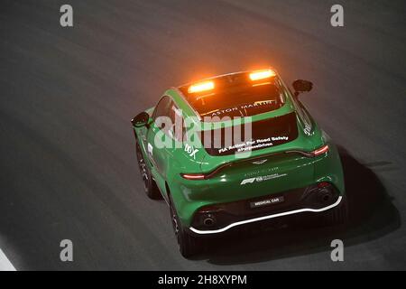 Jeddah, Saudi Arabien. 02nd Dec, 2021. 02.12.2021, Jeddah Corniche Circuit, Jeddah, Formula 1 Grand Prix of Saudi Arabia, in the picture overview of the race track at aftert, Medical Car. Credit: dpa/Alamy Live News Stock Photo