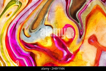 Watercolor wet colored background. Abstract watercolor background. Hand painted watercolor background. Abstract painting Stock Photo