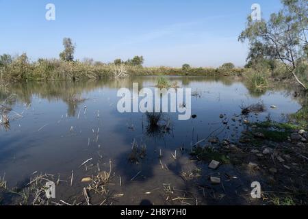 Tel Afek, nature reserve in Israel Stock Photo