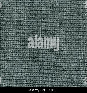 dark grey wool fabric texture useful as a background Stock Photo