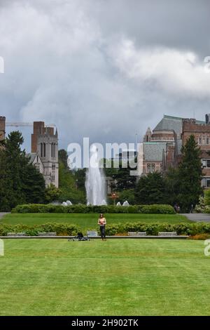 University of Washington in Seattle, Washington, on the site of the Alaska–Yukon–Pacific Exposition of 1909 Stock Photo