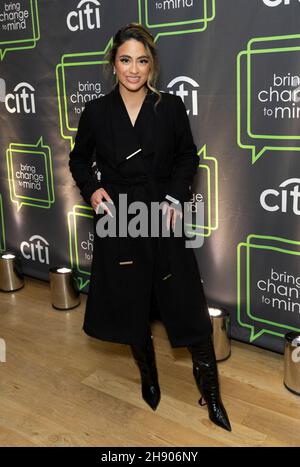 New York, NY - December 2, 2021: Ally Brooke Hernandez attends Bring Change to Mind Gala at City Winery Stock Photo