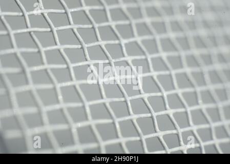 steel net texture background with selective focus Stock Photo